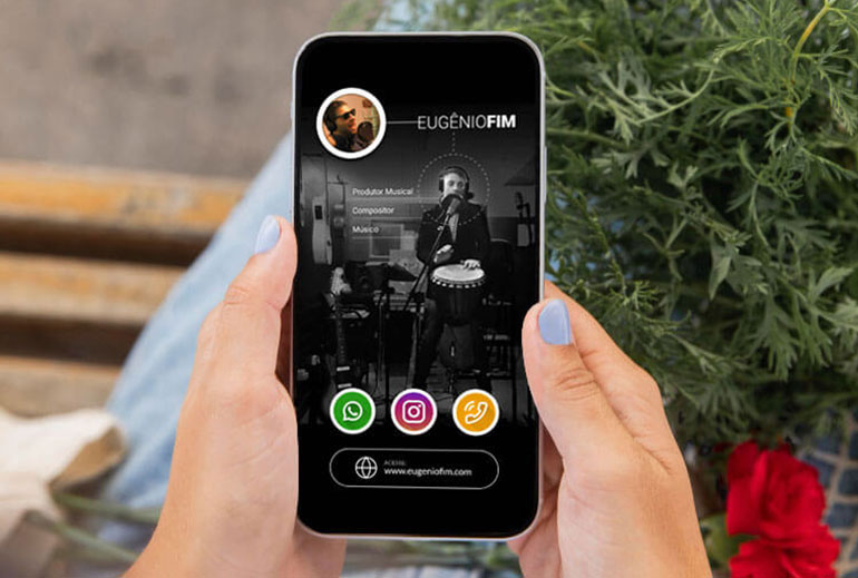 Cartão de Visita Digital - Eugênio Fim