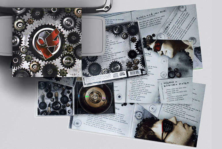 Encarte de CD - Banda Regra 4