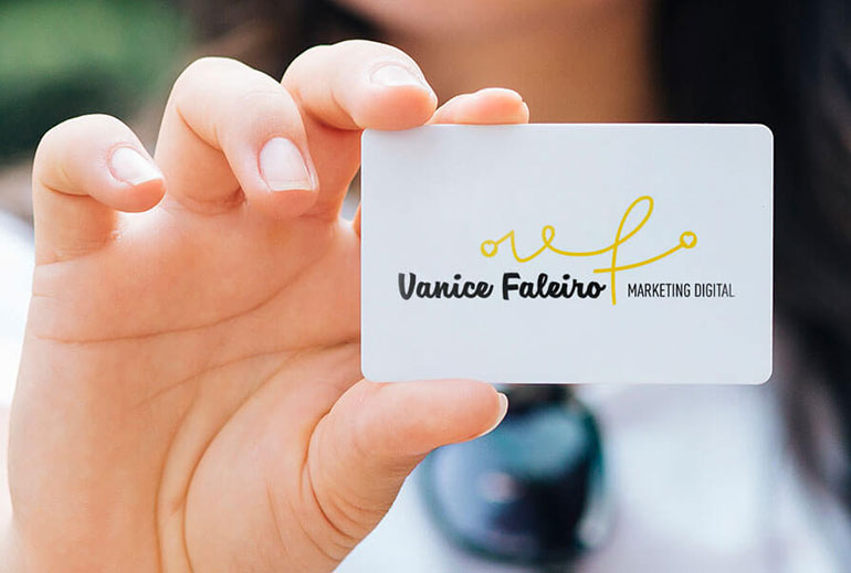 Logomarca e Cartão de Visita Impresso - Vanice Faleiro