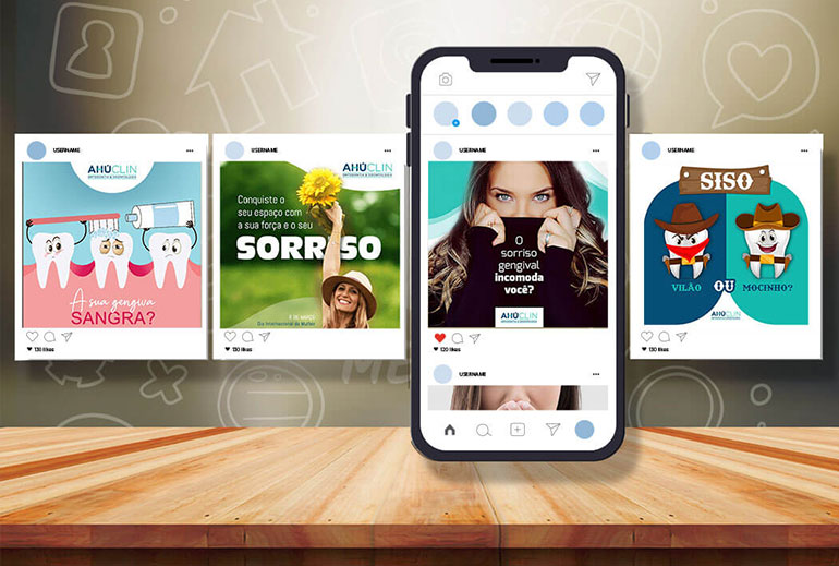 Redes Sociais - Posts - AhuClin