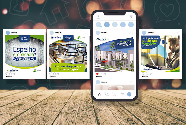 Redes Sociais - Posts - Residencial América
